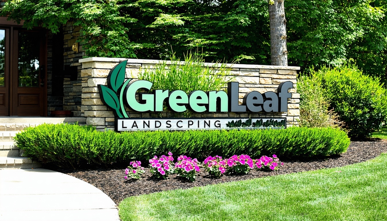 GreenLeaf Landscaping logo
